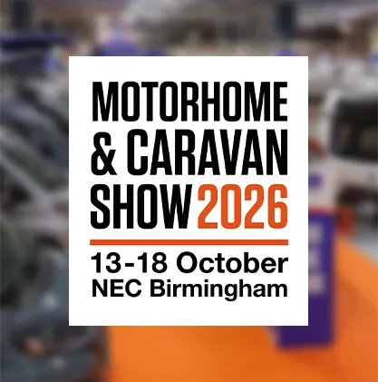 We're exhibiting at The Motorhome & Caravan Show 2026