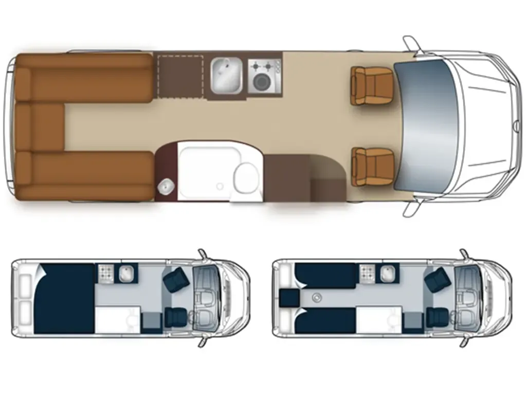 IH Motorhomes Fiat 600 RL/RD