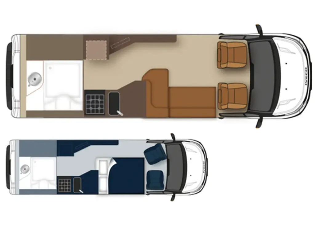 IH Motorhomes Iveco 710IFL Larger Washroom